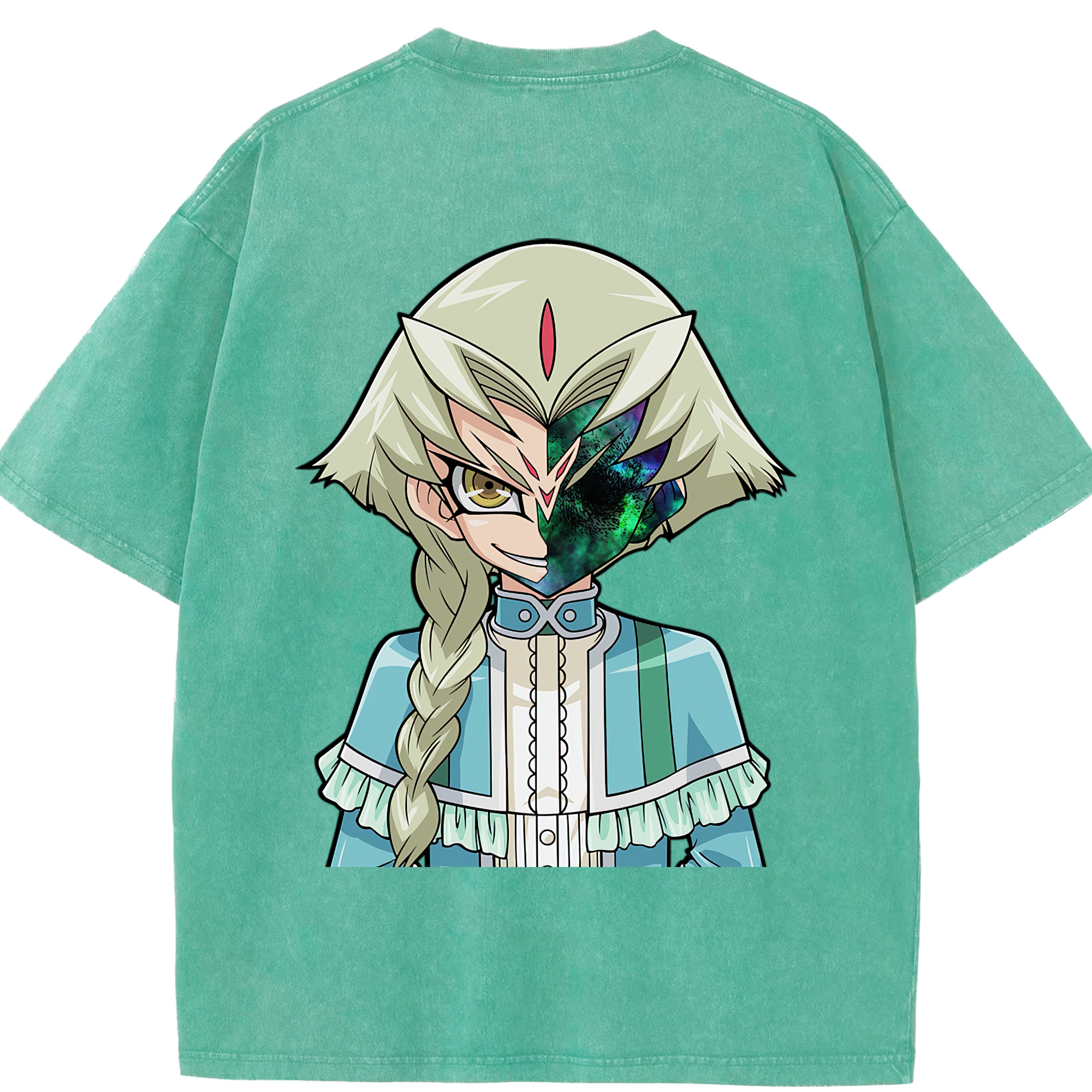 （画像用） 遊☆戯☆王 Yu-Gi-Oh! 綿100% ヴィンテージ風 半袖Tシャツ（背面プリント）